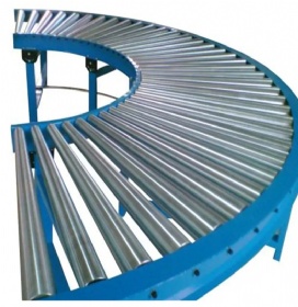 Gravity Curve Roller conveyor